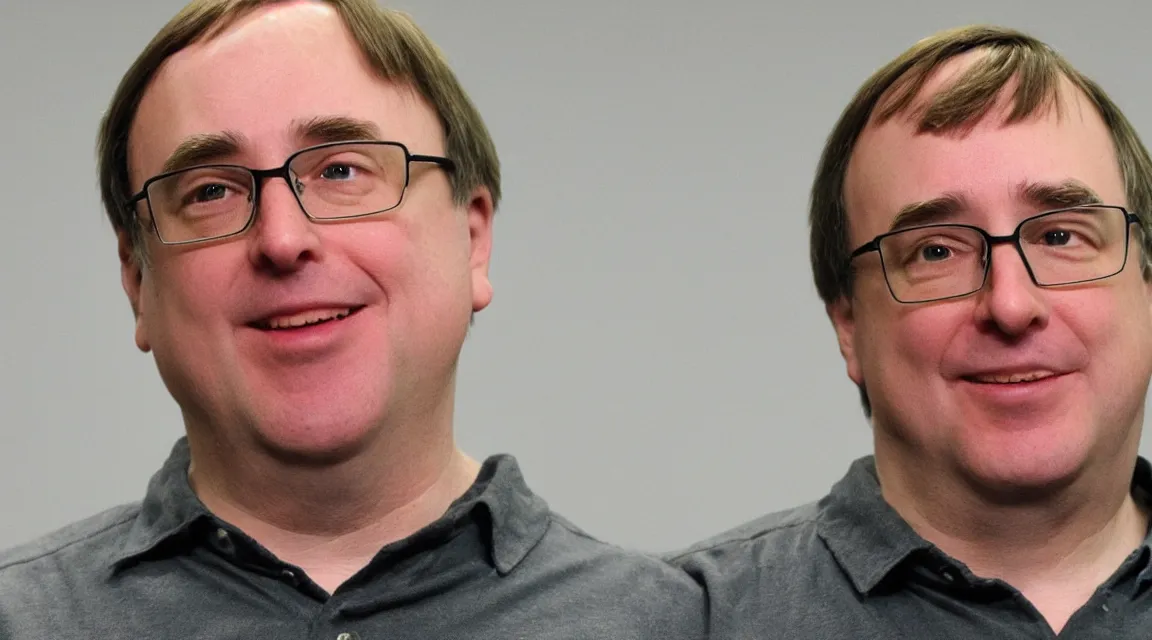 Image similar to vinil scale figure of Linus Torvalds, photo product