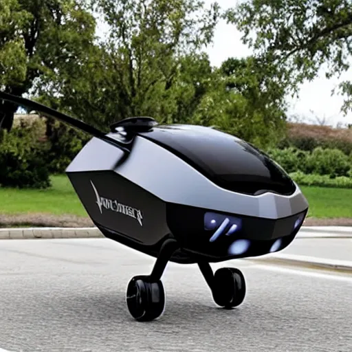 Image similar to a flying car that looks like a drone flying