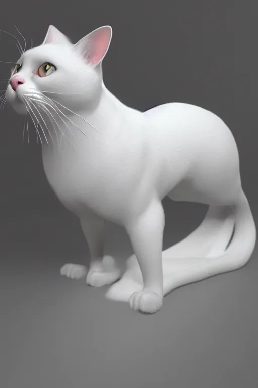 Image similar to a white cat wearing a formal overcoat, hyperrealistic, concept art, octane render, unreal engine 5, trending on DeviantArt, highly detailed, high quality, 8K, soft lighting, cute, natural lighting, realistic face, trending on Artstation, elegant clothes, profile picture, path traced, house background