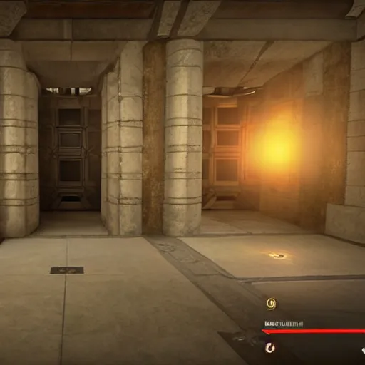 Image similar to quake e 1 m 1 unreal engine 5, ingame screenshot, hyper detail, realistic