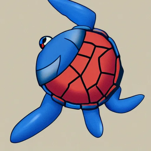 Image similar to illustration of an new pokemon inspired by an turtle