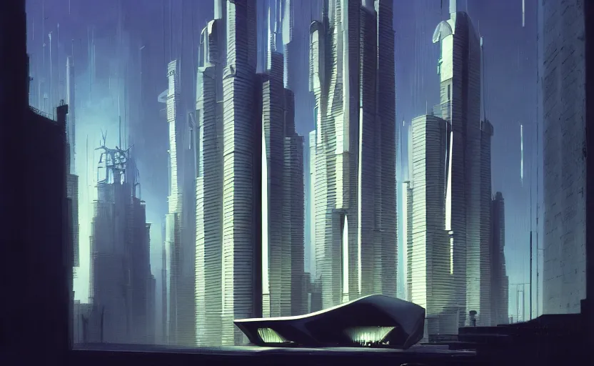 A futuristic cyberpunk inspired photograph of the schwerer gustav