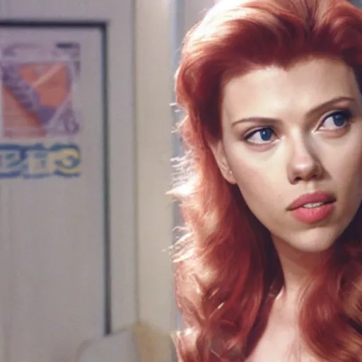 Image similar to a tv still of scarlett johansson as donna pinciotti of That 70's show