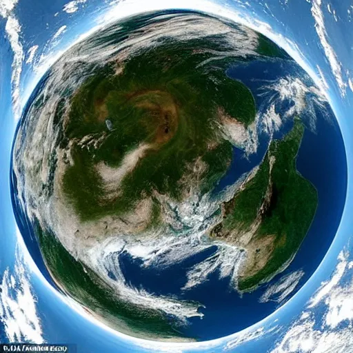 Image similar to the planet siberian as viewed from space