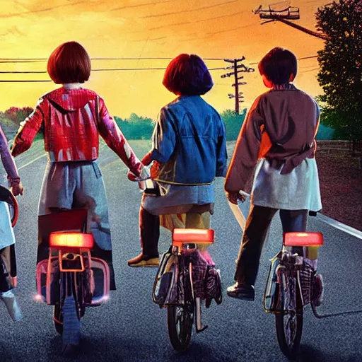 Image similar to Stranger Things 4 japanese version