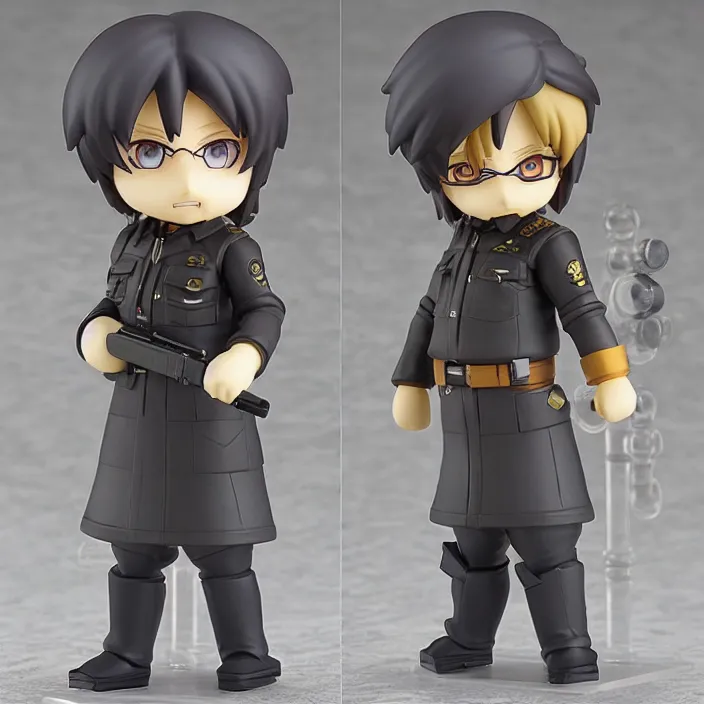 Image similar to egor letov, an anime nendoroid of egor letov, figurine, detailed product photo