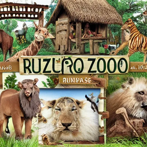 Image similar to rustic zoo