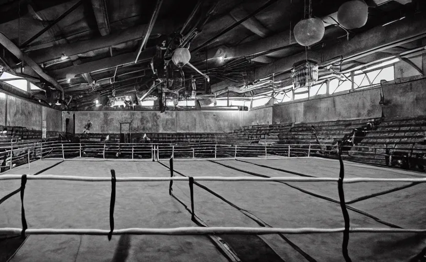 Image similar to a medieval boxing arena
