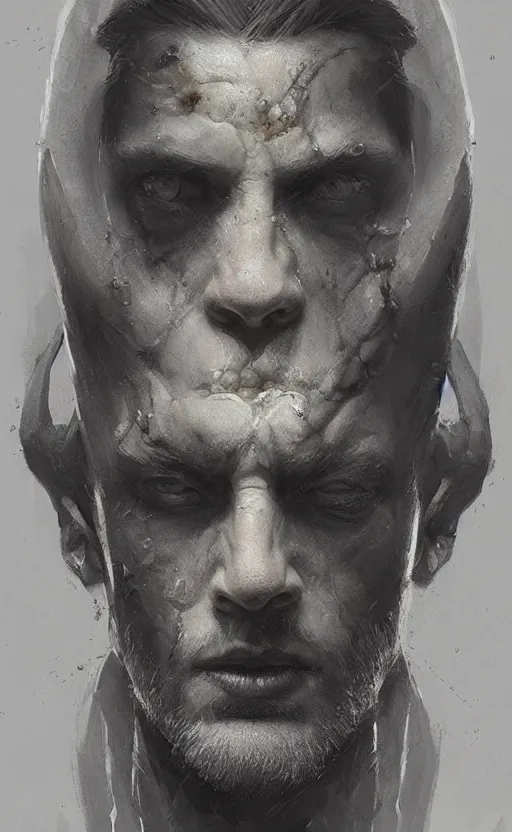 Image similar to « beautiful hyperrealistic portrait of dark lord on the throne by greg rutkowski, very detailed, trending on artstation, unreal engine »