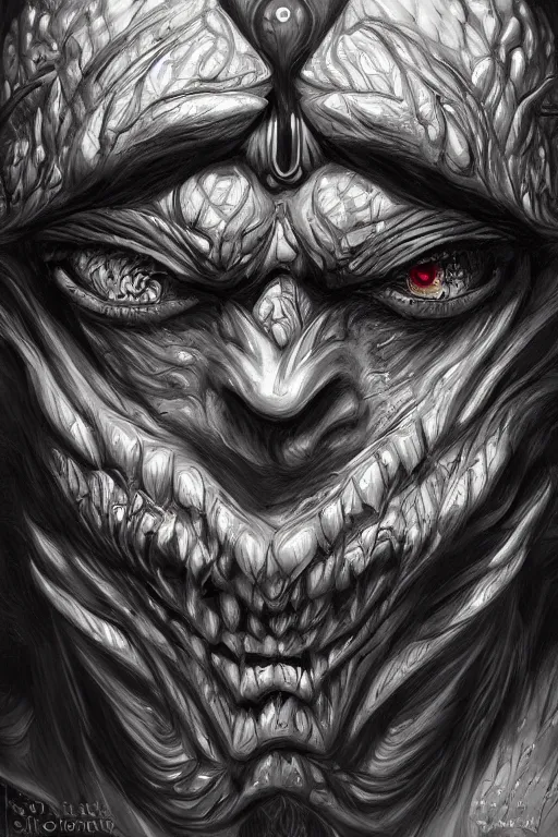 Image similar to man with seven eyes | digital painting | highly detailed | artgerm