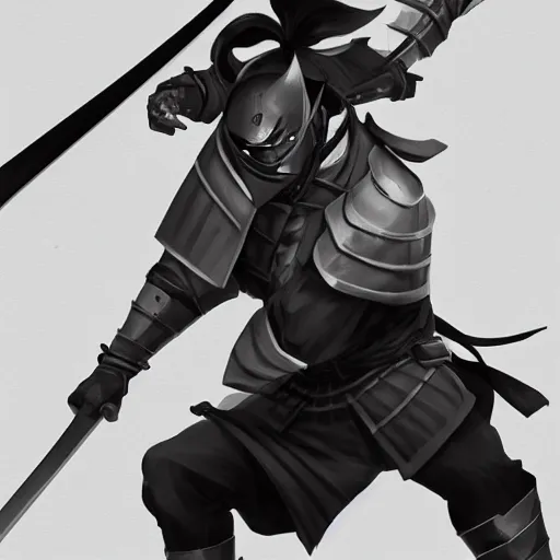 Prompt: full body concept art of a samurai ninja warrior pixar anime sharp lines high contrast photorealistic unreal engine raytraced ghibli realistic shaded sharp lines stylized by stanley artgerm lau, wlop, rossdraws, james jean, jakob eirich, andrei riabovitchev, marc simonetti, and sakimichan, trending on artstation