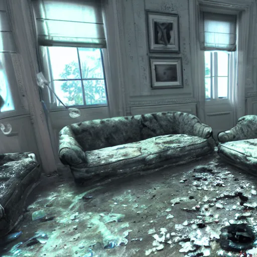 Prompt: a whole bunch of jellyfish smeared on the sofa in the living room, realistic, hdr, clear image, hdd, dynamic lighting, rtx on,