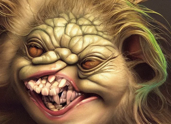Prompt: a highly detailed portrait of a laughing Yoda on a bad ketamine drug trip, drugs and alcohol littered everywhere, dizzy, trippy, artstation, cgsociety, very detailed, intricate, detailed illustration, by artgerm and greg rutkowski and alphonse mucha, sharp, smooth, masterpiece