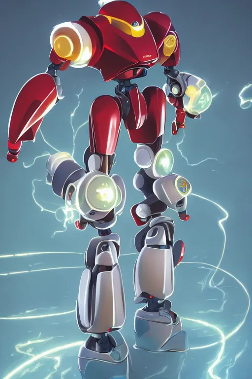 Image similar to metabots medabots medarotto medarot robot minimalist comics, behance hd by jesper ejsing, by rhads, makoto shinkai and lois van baarle, ilya kuvshinov, rossdraws global illumination ray tracing hdr radiating a glowing aura