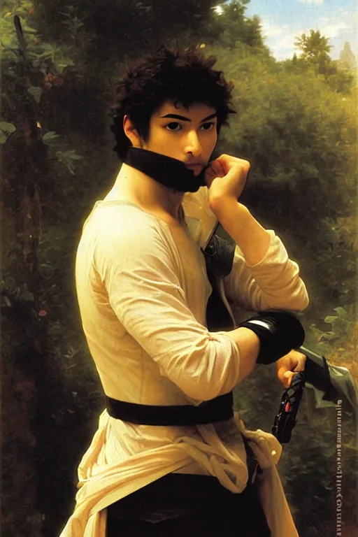 Image similar to portrait of a kamen rider, majestic, solemn, by bouguereau