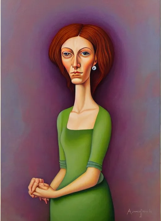 Image similar to a portrait of a lady by aaron jasinski