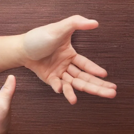 Image similar to a human hand