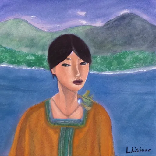 Prompt: a portrait of a character in a scenic environment by Lisa Kristine