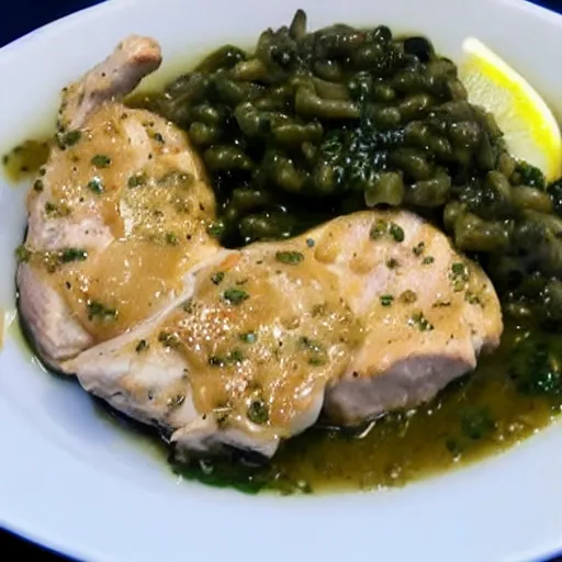 Image similar to photograph of Chicken Piccata from Cheesecake Factory