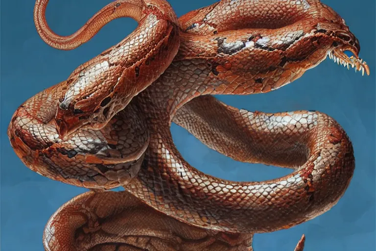 Image similar to LIVER HYDRA with splitting snake heads by artgerm and Craig Mullins, James Jean, Andrey Ryabovichev, Mark Simonetti and Peter Morbacher 16k