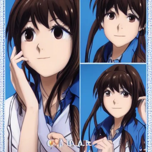 Image similar to realistic photograph portrait of Haruhi Suzumiya —H 2048 —W 2048