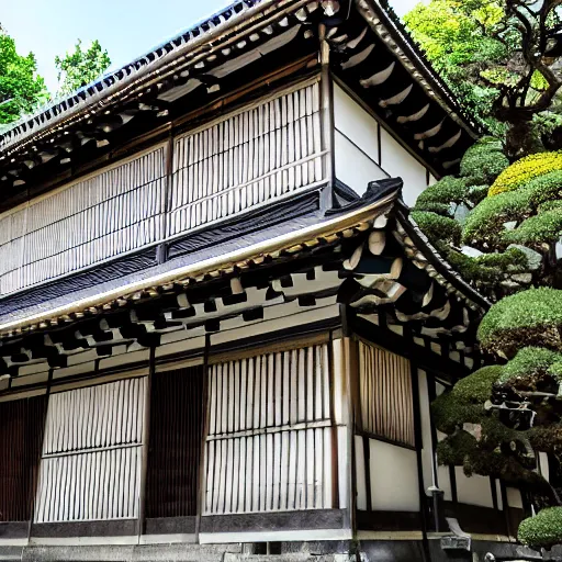 Image similar to photo of a historic Japanese house in Paris