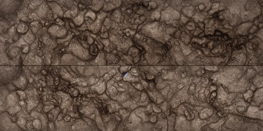 Image similar to tileable texture , damaged alumiunium, surface imperfections, grunge, dirt ,rust, oxydation, reaction, super detailed texture, octane, amazing details, dynamic light , substance designer render, zbrush sculpt, ,scratches , stains, spilled oil, gasoline, realistic,diffraction diffusion ,