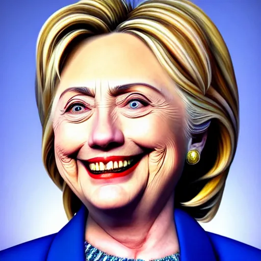 Prompt: the face of hillary clintonis is made out of sardines, by artgerm, wlop. vastly enriched image quality. lucidly vivid. iridescentally detailed. extremely elegant and beautiful.