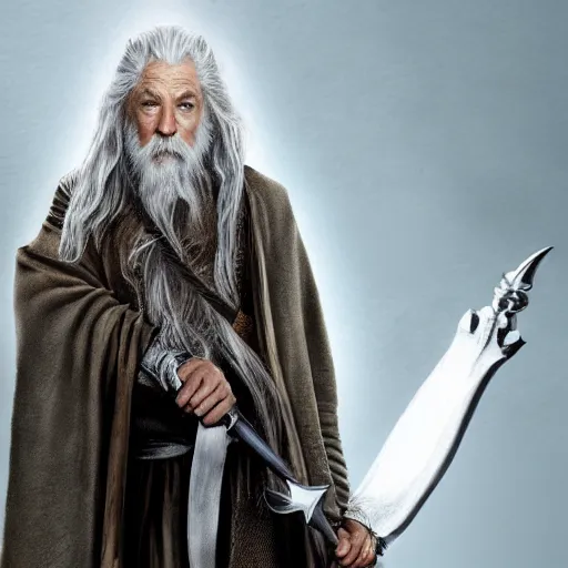 Image similar to ultra realistic illustration of charlie day as gandalf the white from lord of the rings the return of the king, full body, high quality, highly detailed, wide angle, illustration, digital art, full color