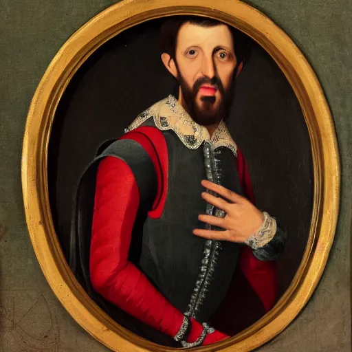 Image similar to renaissance era portrait of ringo starr