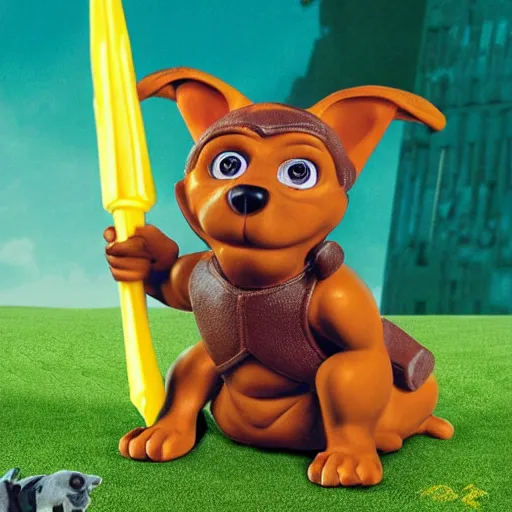 Image similar to scrappy doo hasbro g. i joe 4 k