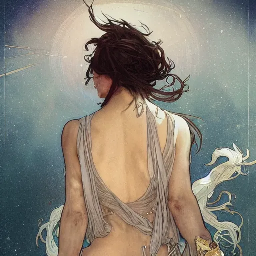 Prompt: hairy woman's armpit, by artgerm, greg rutkowski and alphonse mucha, concept art, matte, intricate, epic composition