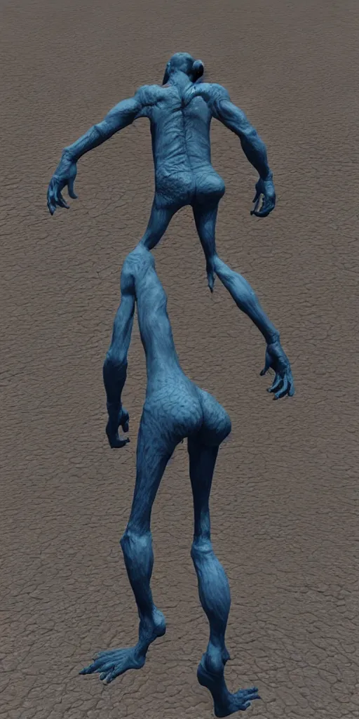 Image similar to a blue goblin skin texture map | seamless | unreal engine :. 1