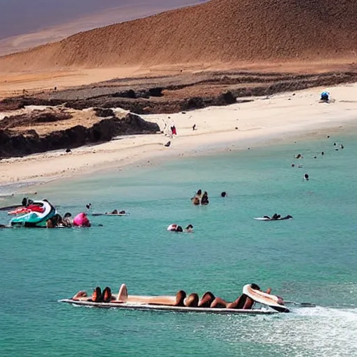 Image similar to a beautiful, relaxing vacation in paracas beach