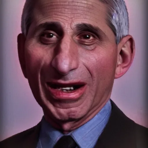 Image similar to Anthony Fauci possessed by the Devil