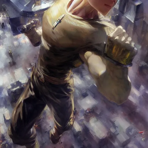 Image similar to one punch man by daniel gerhartz