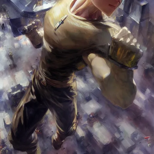 prompthunt: saitama, anime, octane redner, colors, holy, full body, manga,  8 k, illustration, concept artbook galaxy, atmosphere, unreal engine, video  game, highly detailed, symmetrical, concept art, peter mohrbacher, charlie  bowater, artstation, craig