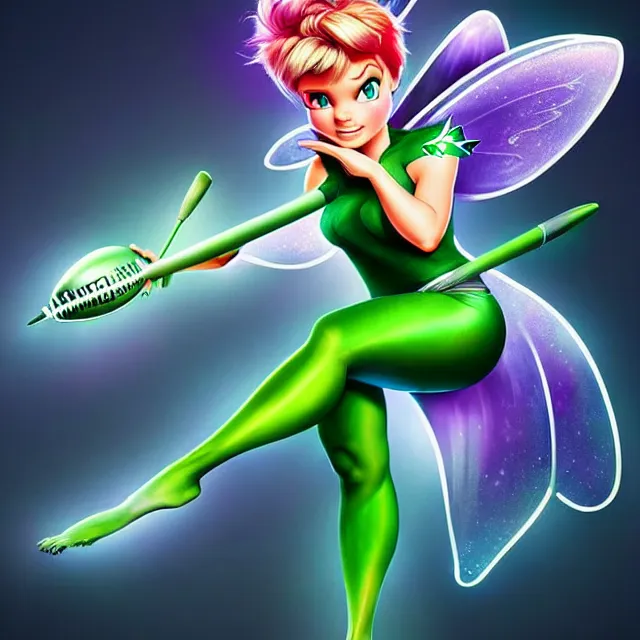 Prompt: epic professional digital art tinkerbell NFL team logo, best on artstation, cgsociety, wlop, Behance, pixiv, astonishing, impressive, outstanding, epic, cinematic, stunning, gorgeous, much detail, much wow, masterpiece.