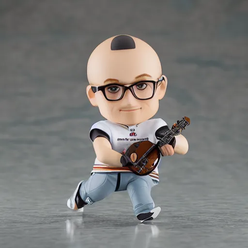 Prompt: Joe Burrow nendoroid, 4k product photography