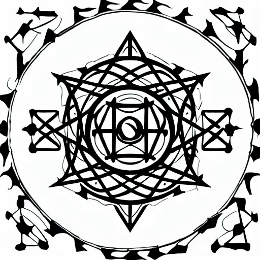 Image similar to complex sigil