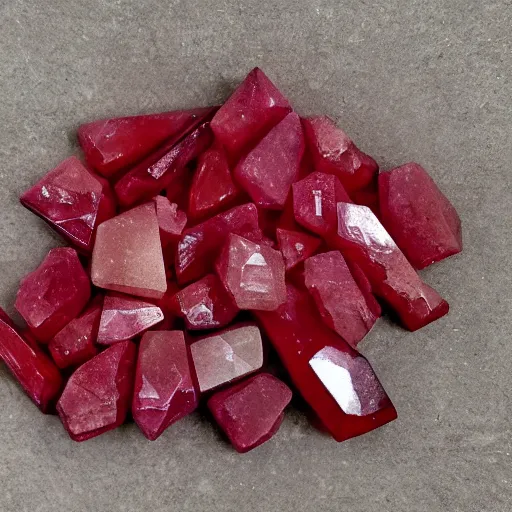 Image similar to quartz cinnabar crystals