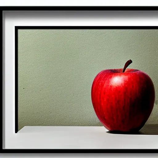 Prompt: an apple by Alexandre Le SauxPRO