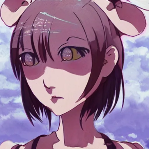 Image similar to a tiger wearing a dress, illustration concept art anime key visual trending pixiv fanbox by wlop and greg rutkowski and makoto shinkai and studio ghibli and kyoto animation symmetrical facial features