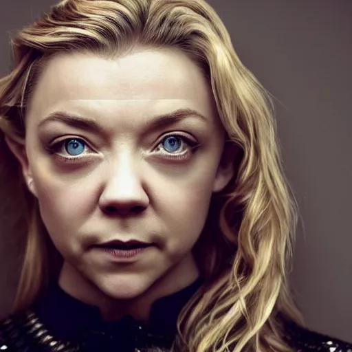 Prompt: natalie dormer, surrealist dystopian photorealism