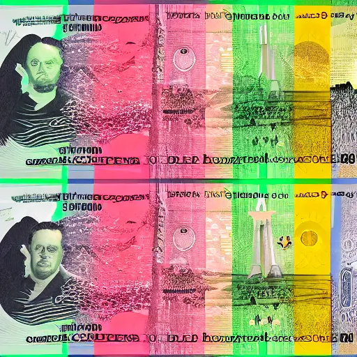 Image similar to concept design £ 5 0 note for the year 2 0 3 3