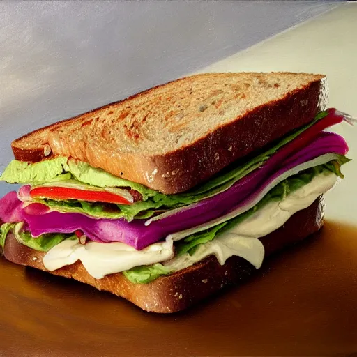 Image similar to death sandwich, hyperrealistic