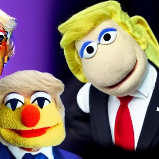 Prompt: Donald Trump as a muppet
