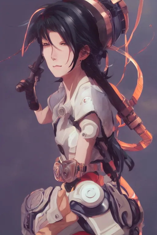 Prompt: an anime portrait of Apex Legends player, by WLOP, Stanley Artgerm Lau, Rossdraws, James Jean, Andrei Riabovitchev, Marc Simonetti, and Sakimichan, trending on pixiv