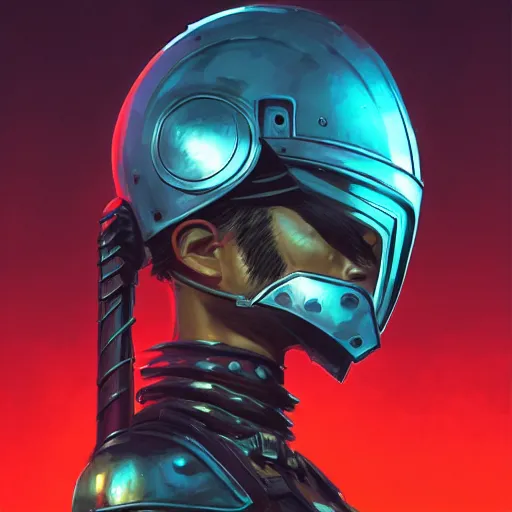 Image similar to cyberpunk viking helmet mask warrior goddess robot ninja fantasy, art gta 5 cover, official fanart behance hd artstation by jesper ejsing, by rhads, makoto shinkai and lois van baarle, ilya kuvshinov, ossdraws