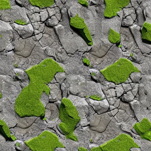 Prompt: 8 k cliffside texture, pbr, seamless, material, slightly mossy